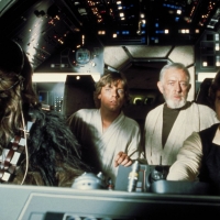 ✸ Yıldız Savaşları: Bölüm IV - Yeni Bir Umut (1977) ★ Peter Mayhew ★ Mark Hamill ★ Alec Guinness ★ Harrison Ford