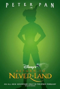 Peter Pan Varolmayan Ülkede Sinema Filmi Peter Pan 2: Return to Never Land Movie