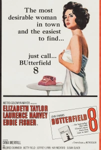 Vizonlu Venüs Sinema Filmi BUtterfield 8 Movie
